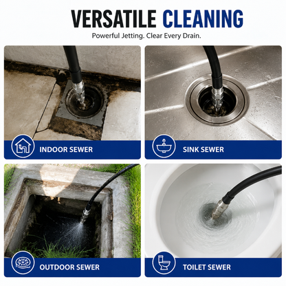 💥 49% OFF 6500 PSI Sewer Jetter Nozzle 🚀 Powerful Drain Cleaning