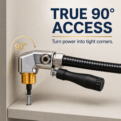 Flexible 90° Right Angle Drill Extension Kit