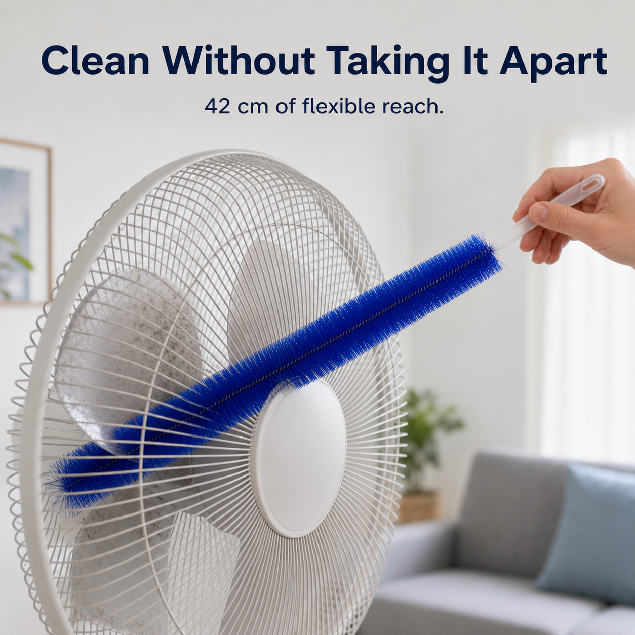 Bendable Fan Cleaning Brush for Easy Hard-to-Reach Dusting🧹