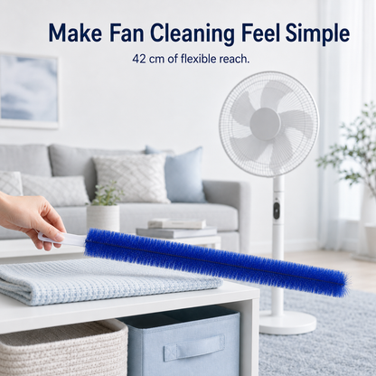 Bendable Fan Cleaning Brush for Easy Hard-to-Reach Dusting🧹