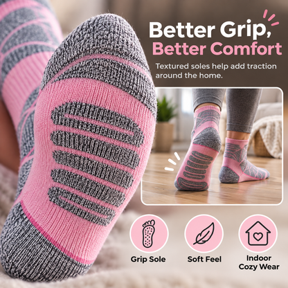 🔥 50% OFF 🧦 Rechargeable Heated Knee-High Lounge Socks with Cordless Battery Pocket & Anti-Slip Soles 🔥