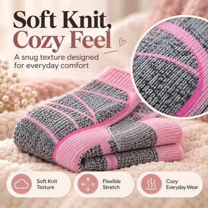 🔥 50% OFF 🧦 Rechargeable Heated Knee-High Lounge Socks with Cordless Battery Pocket & Anti-Slip Soles 🔥