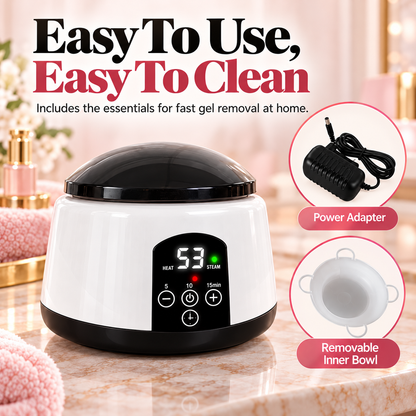 💅 50% OFF Steam Gel Nail Remover – Timed Heat & Steam for Easier At-Home Gel Removal ✨