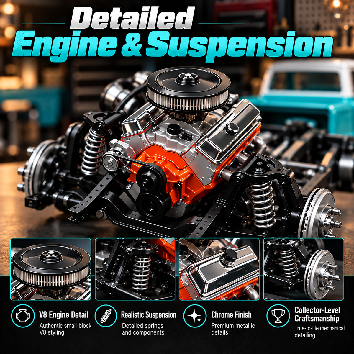 🎁 50% OFF Model Kit – 🏆Premium Classic Truck Gift for Collectors & Hobbyists
