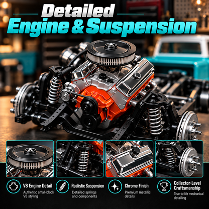 🎁 50% OFF Model Kit – 🏆Premium Classic Truck Gift for Collectors & Hobbyists