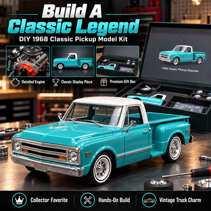 🎁 50% OFF Model Kit – 🏆Premium Classic Truck Gift for Collectors & Hobbyists