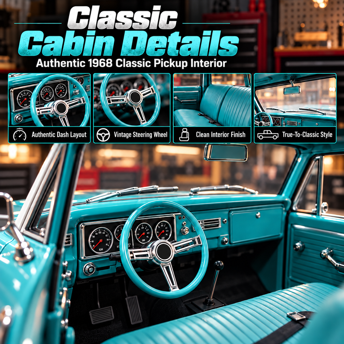🎁 50% OFF Model Kit – 🏆Premium Classic Truck Gift for Collectors & Hobbyists