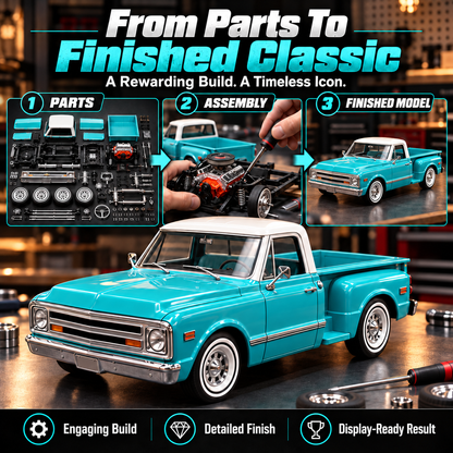 🎁 50% OFF Model Kit – 🏆Premium Classic Truck Gift for Collectors & Hobbyists