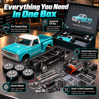 🎁 50% OFF Model Kit – 🏆Premium Classic Truck Gift for Collectors & Hobbyists