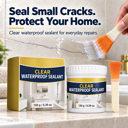 🛠️ Clear Waterproof Sealant – Brush-On Crack & Seam Coating