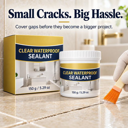 🛠️ Clear Waterproof Sealant – Brush-On Crack & Seam Coating