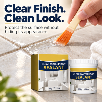 🛠️ Clear Waterproof Sealant – Brush-On Crack & Seam Coating