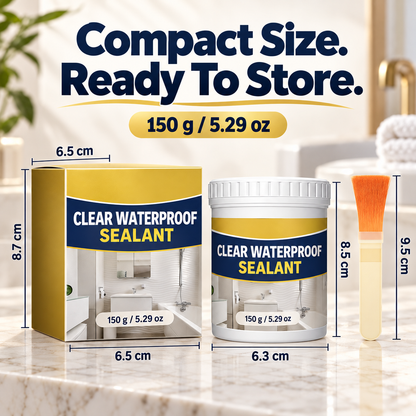 🛠️ Clear Waterproof Sealant – Brush-On Crack & Seam Coating