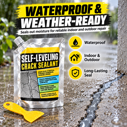 🔥 50% OFF Self-Leveling Crack Sealant 🛠️ Waterproof Concrete Crack Repair