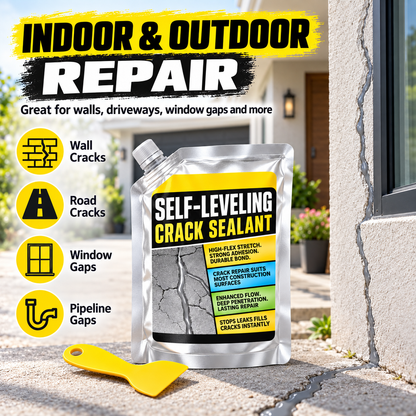 🔥 50% OFF Self-Leveling Crack Sealant 🛠️ Waterproof Concrete Crack Repair