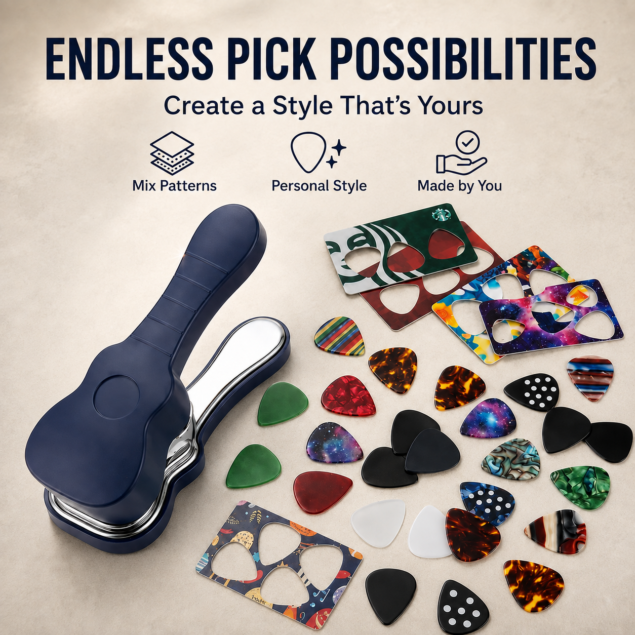 🔥 LIMITED-TIME 50% OFF! 🎸 DIY Guitar Pick Maker Kit – Make Custom DIY Picks 🎶