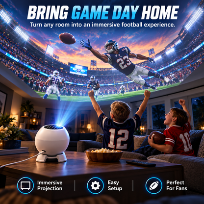 🏈 NFL Football Game Day Projector Light For Football Fans Home Decor