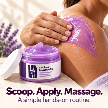 ✨ At-Home Massage Gel – A Simple Hands-On Self-Care Routine