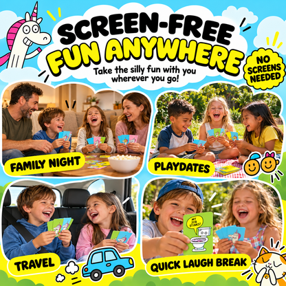 🃏 Super Silly Go Fish Card Game - Funny Screen-Free Family Card Game for Kids