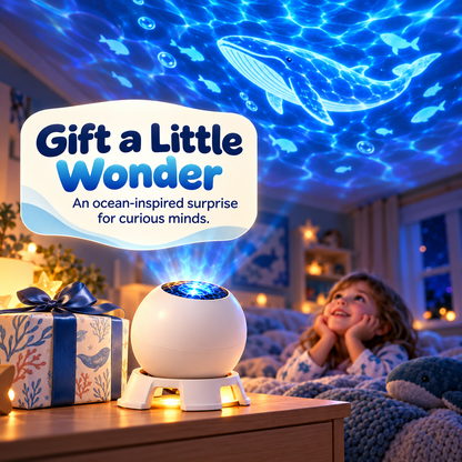 🦖🌊 Ocean & Dinosaur World Projector – 360° Magical Adventure for Kids
