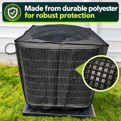 🍂 Outdoor AC Mesh Cover – Breathable Leaf & Debris Protection