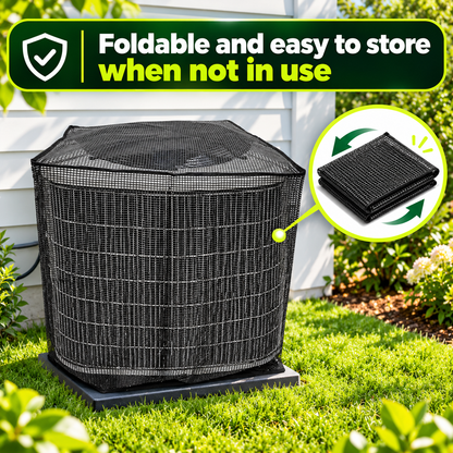 🍂 Outdoor AC Mesh Cover – Breathable Leaf & Debris Protection