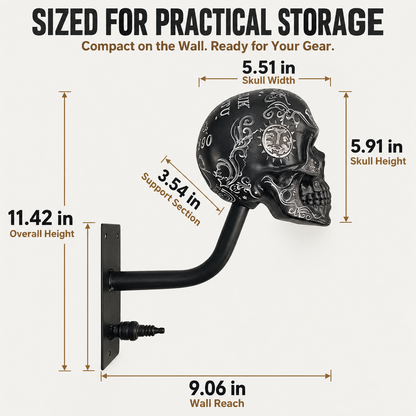 🔥 49% OFF Skull Helmet Wall Mount – Display Your Gear with Attitude