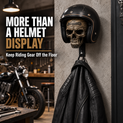 🔥 49% OFF Skull Helmet Wall Mount – Display Your Gear with Attitude