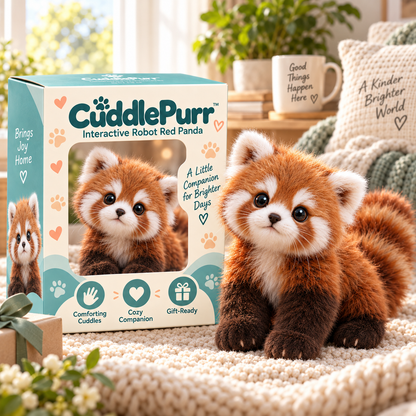 ❤️ Realistic Red Panda Plush Toy – Ultra-Soft Cuddly Companion for Cozy Moments & Gifting 🧸