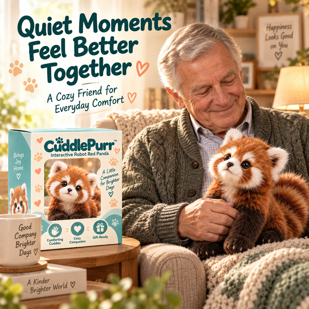 ❤️ Realistic Red Panda Plush Toy – Ultra-Soft Cuddly Companion for Cozy Moments & Gifting 🧸