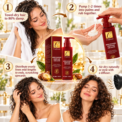 ✨ Leave-In Curl Defining Cream for Waves, Curls & Coils  🌿