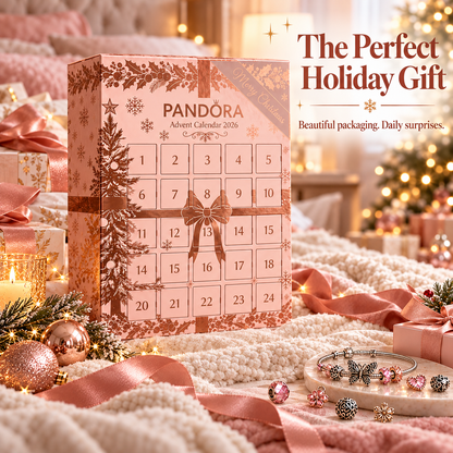 🖤💥 Black Friday Early Access Sale! 🎁 24-Day Christmas Jewelry Advent Calendar with Charms & Rose Gold Gift Box ✨💎