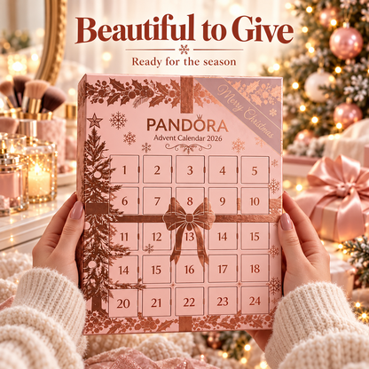 🖤💥 Black Friday Early Access Sale! 🎁 24-Day Christmas Jewelry Advent Calendar with Charms & Rose Gold Gift Box ✨💎