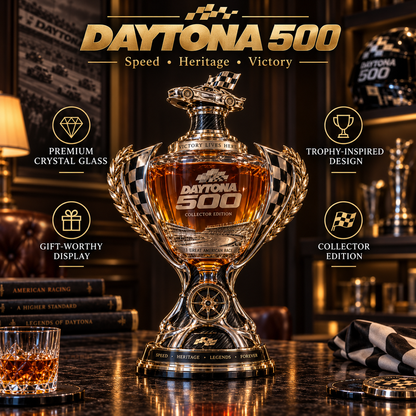 🏁 Racing Trophy Decanter 🏆 Motorsport Collector’s Home Bar Display