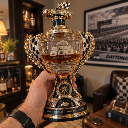 🏁 Racing Trophy Decanter 🏆 Motorsport Collector’s Home Bar Display