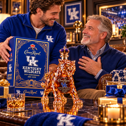 GO 'CATS 145th Anniversary Whiskey Bottle