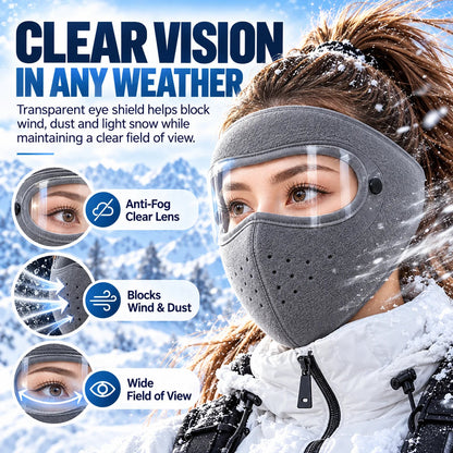 Winter Windproof Face Masks with Detachable Goggles