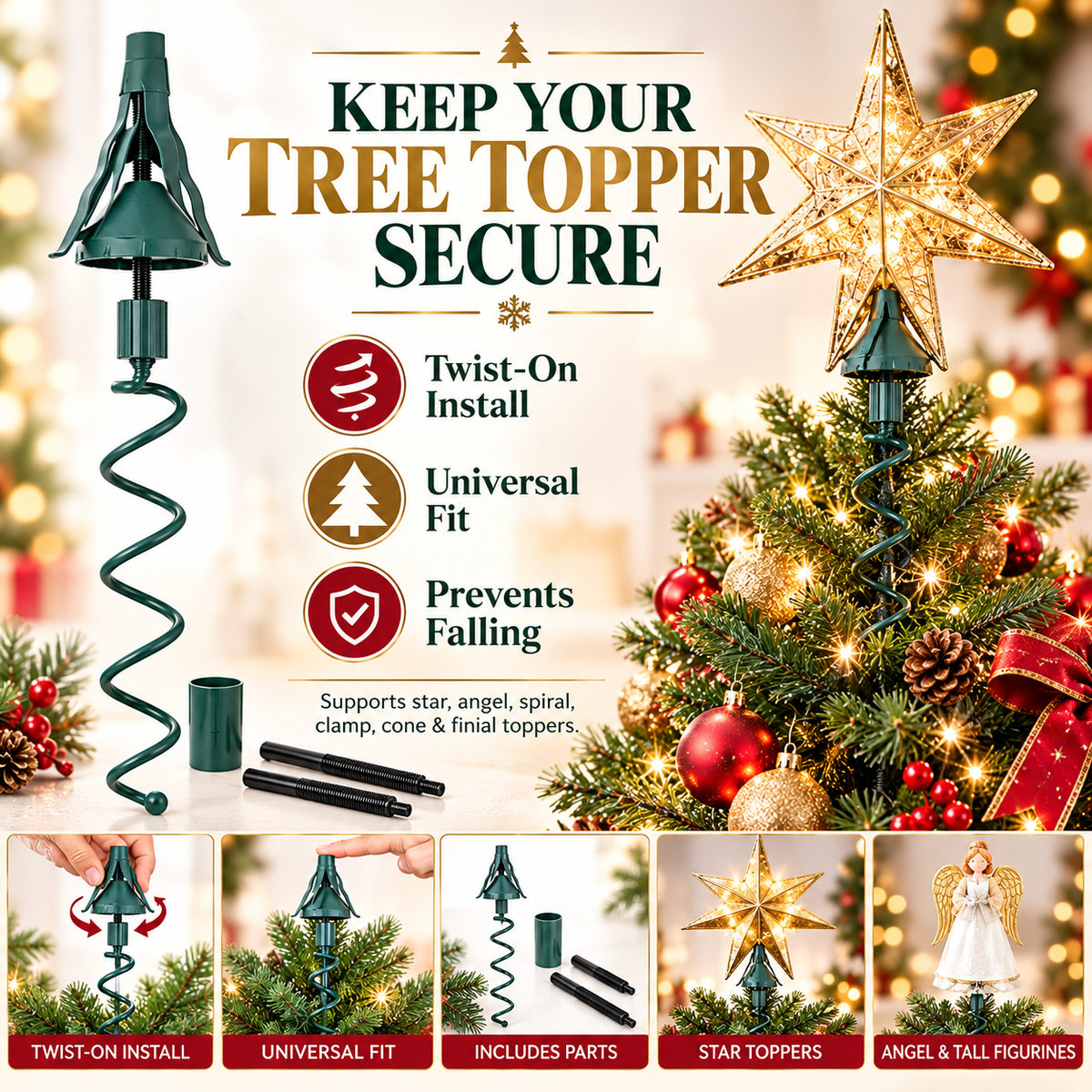 🎄Christmas Tree Topper Holder