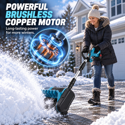 ❄️ Cordless Snow Sweeper – Clear Snow Without the Heavy Shoveling