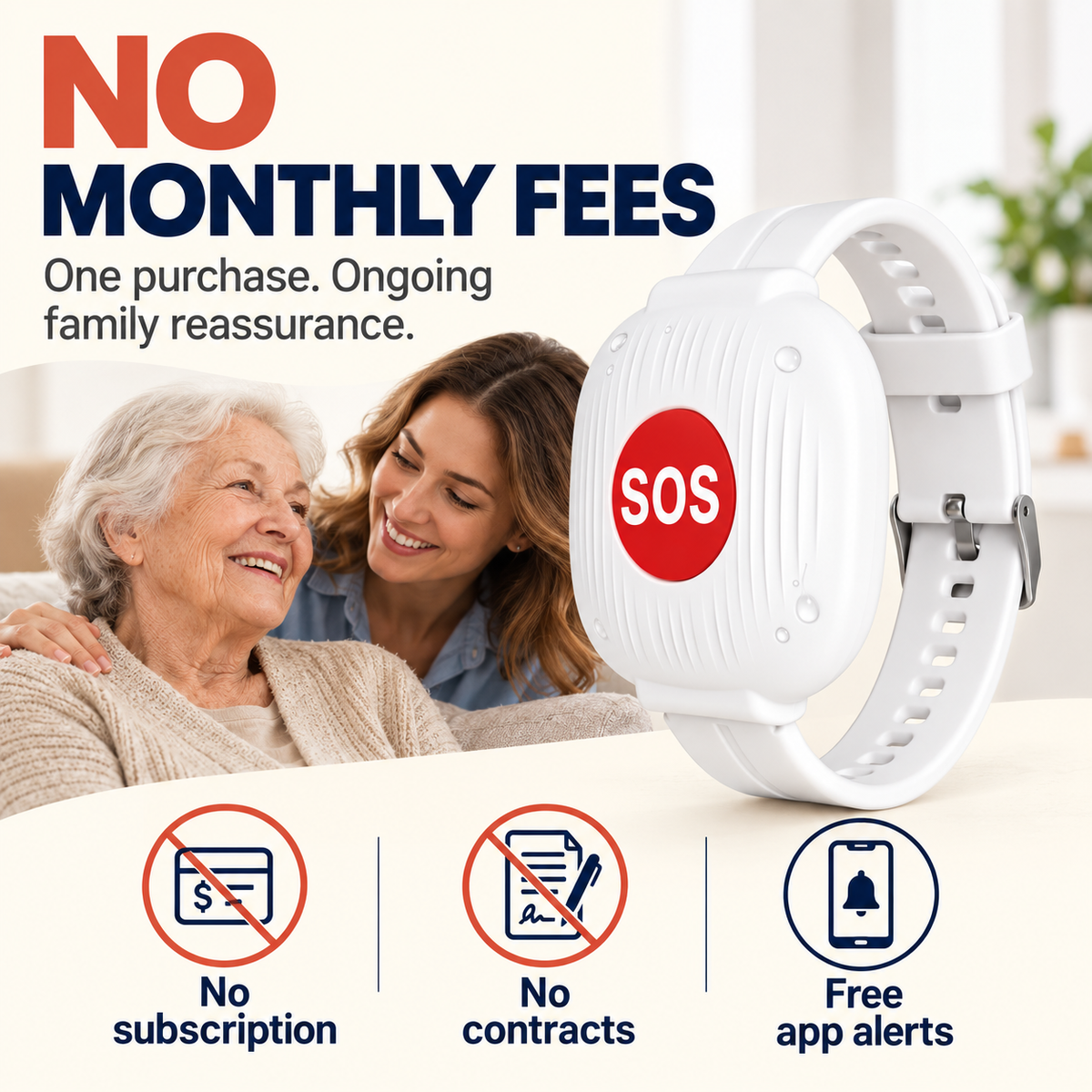 ❤️Emergency Bracelet with SOS Button for Seniors
