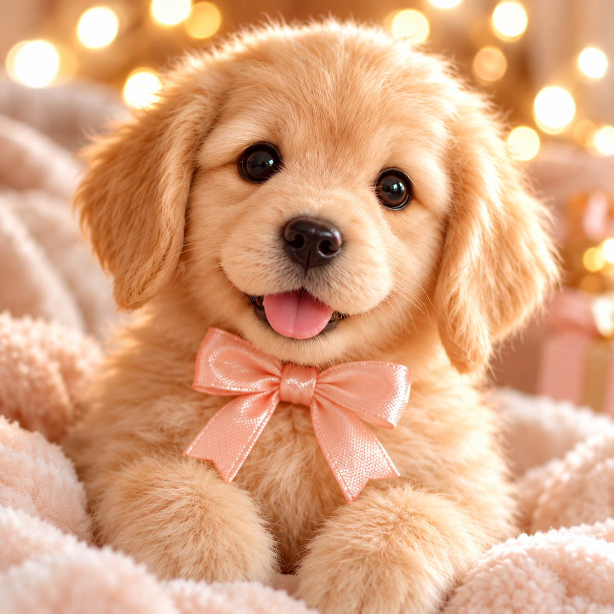 🎁Realistic Robotic Golden Retriever Puppy The Cutest Christmas Surprise✨