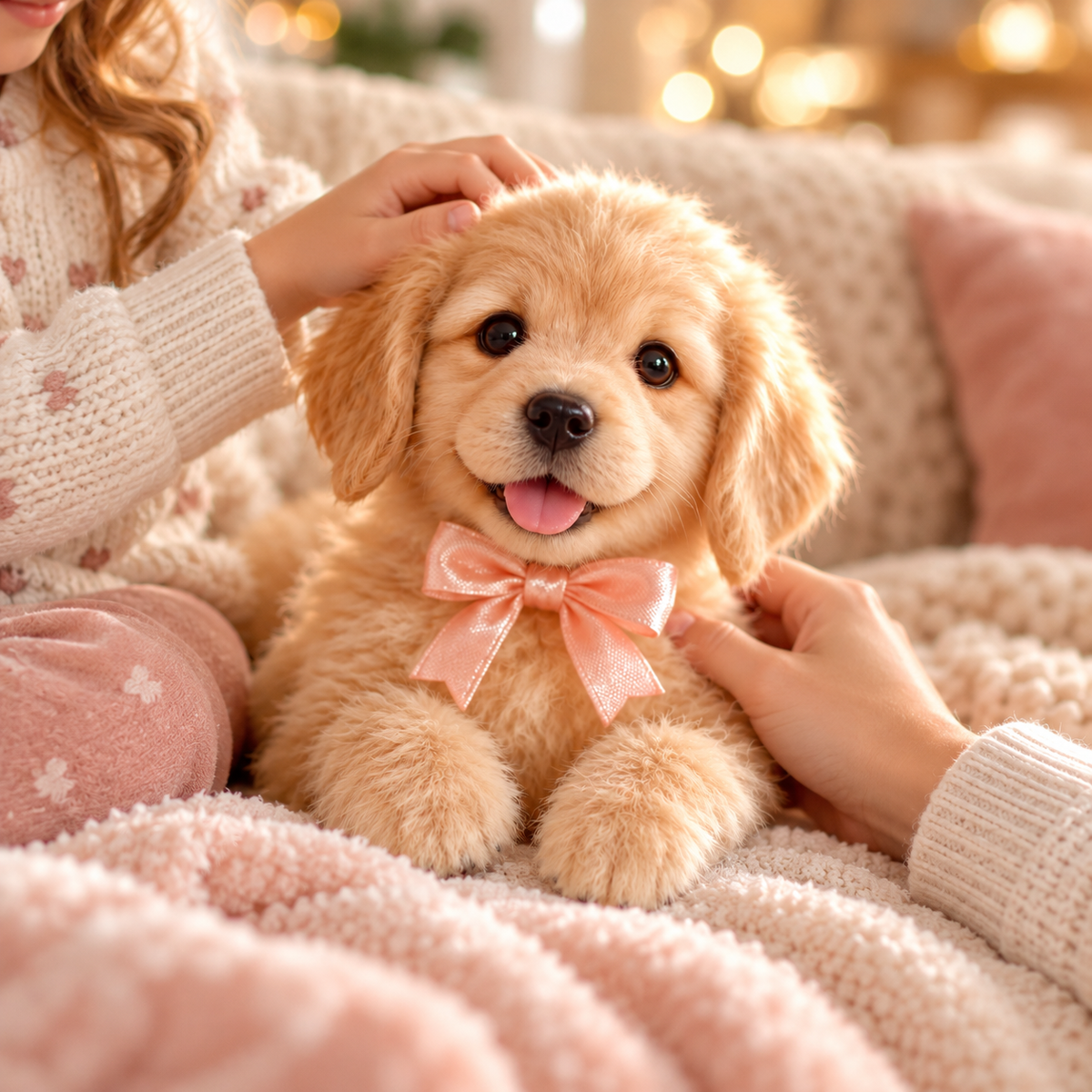 🎁Realistic Robotic Golden Retriever Puppy The Cutest Christmas Surprise✨