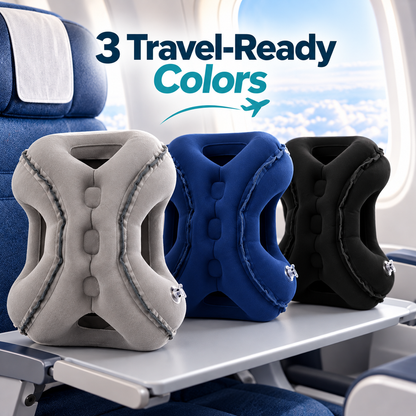 ✈️ Inflatable Airplane Sleep Pillow – Sleep Better on Every Flight