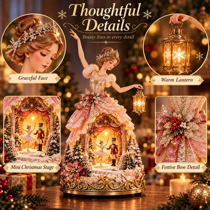 🔥LAST DAY 49% OFF 🩰  Winter Ballerina Story Lamp™ – Lighted Nutcracker Christmas Tabletop Decor