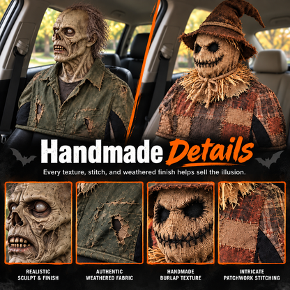 💀🎃Rotating Head Halloween Prank Decoration