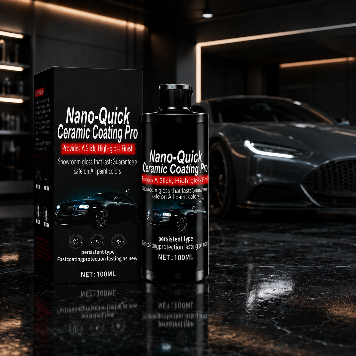 🔥 48% OFF Nano Ceramic Car Coating ✨ Restore Deep Gloss & Glass-Like Shine