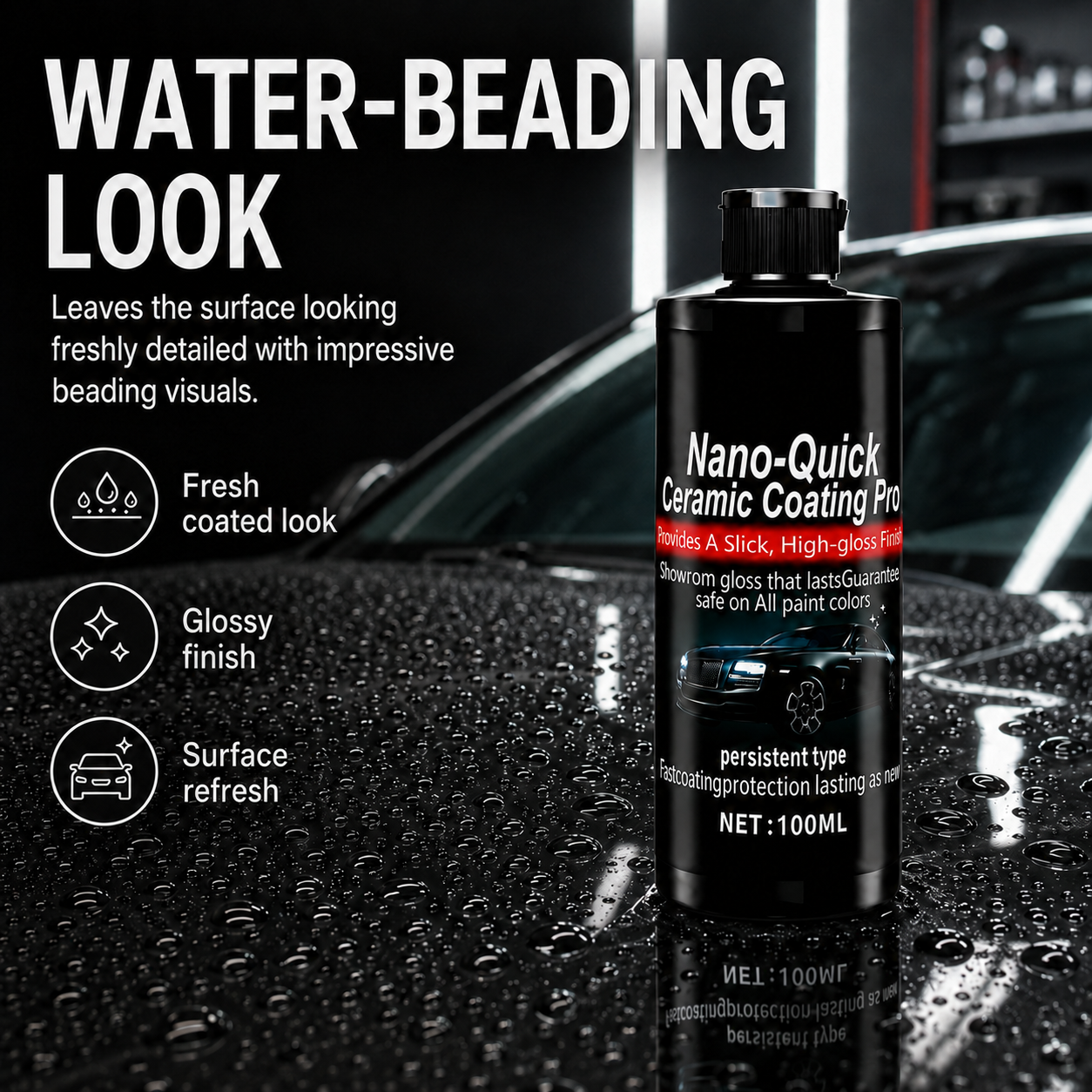 🔥 48% OFF Nano Ceramic Car Coating ✨ Restore Deep Gloss & Glass-Like Shine