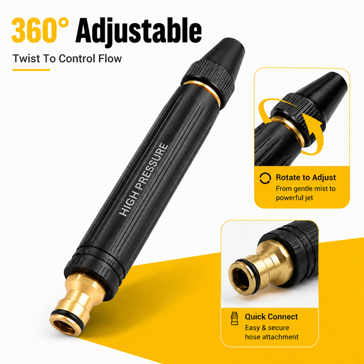🔥🌊 Last Day 50% OFF – Powerful High-Pressure Water Gun for Car Cleaning