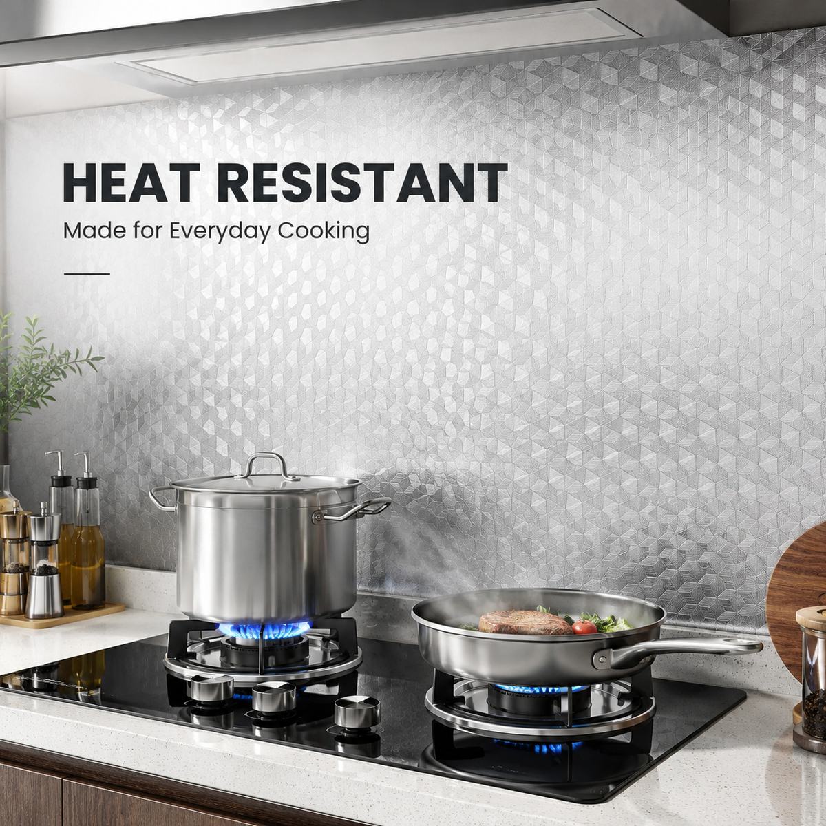 🔥 50% OFF Oil-Proof & Waterproof✨ Easy-Clean Kitchen Wallpaper
