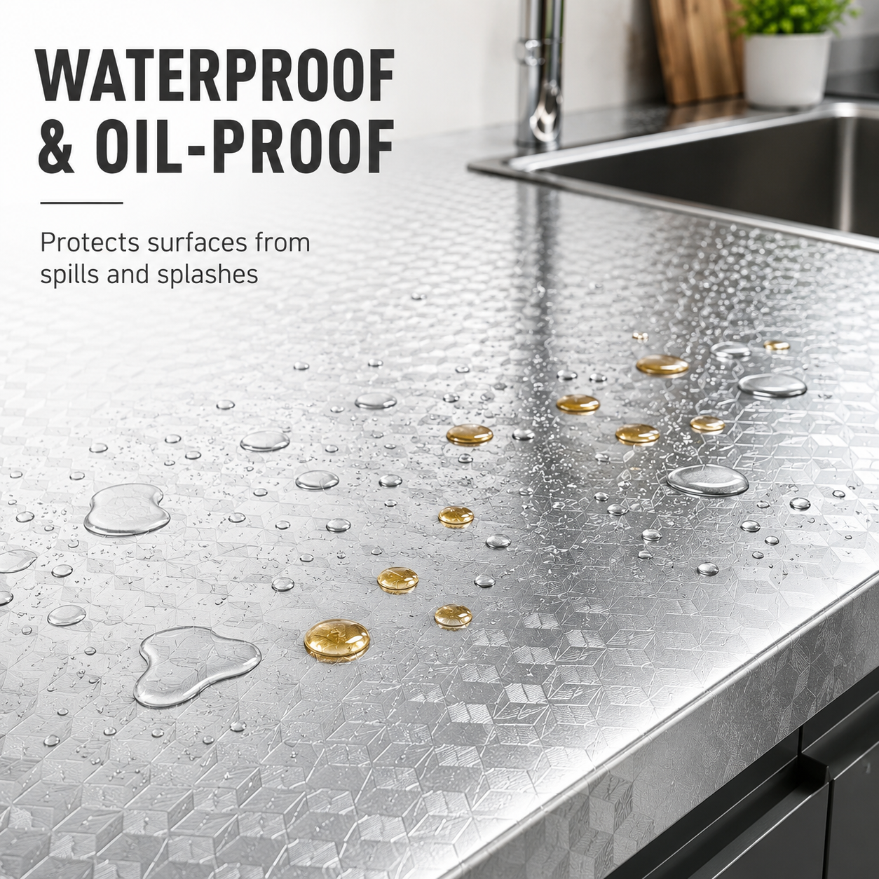 🔥 50% OFF Oil-Proof & Waterproof✨ Easy-Clean Kitchen Wallpaper